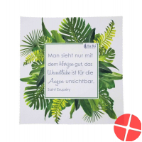 Ha-ra glasses cloth 20/20cm motto