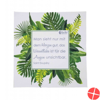 Ha-ra glasses cloth 20/20cm motto