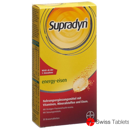 Supradyn Energy iron effervescent tablets 30 pieces buy online
