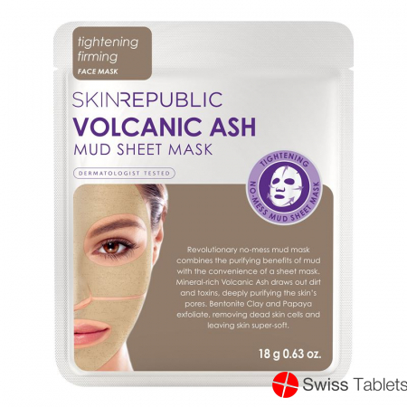 Skin Republic Volcanic Ash Mud Sheet Face Mask buy online