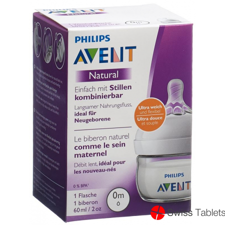Avent Philips Naturnah Flasche 60ml Neugebore(neu) buy online