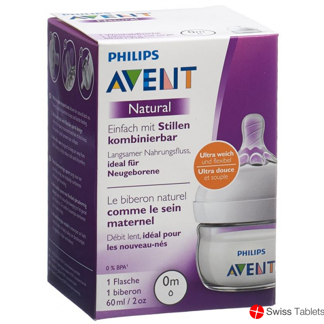Avent Philips Naturnah Flasche 60ml Neugebore(neu) buy online