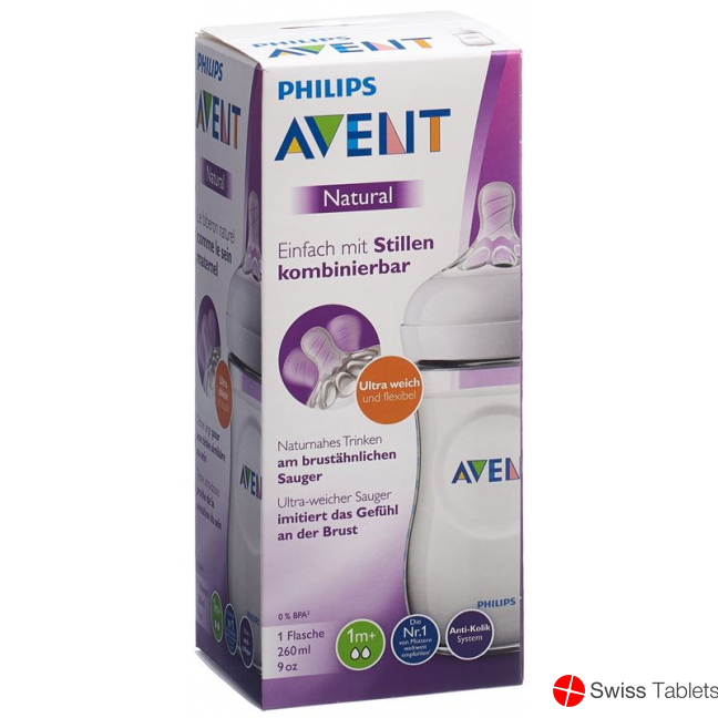 Avent Philips Naturnah Flasche 260ml Pp (neu) buy online
