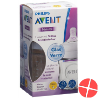 Avent Philips Naturnah Flasche 120ml Glas (neu) Avent Philips Naturnah Flasche 120ml Glas (neu)