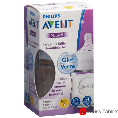 Avent Philips Naturnah Flasche 120ml Glas (neu) buy online