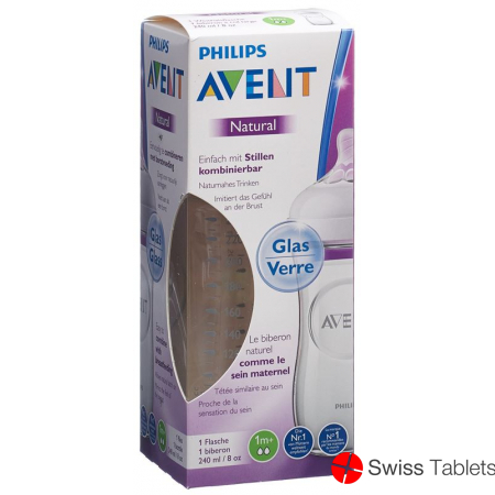 Avent Philips Naturnah Flasche 240ml Glas (neu) buy online
