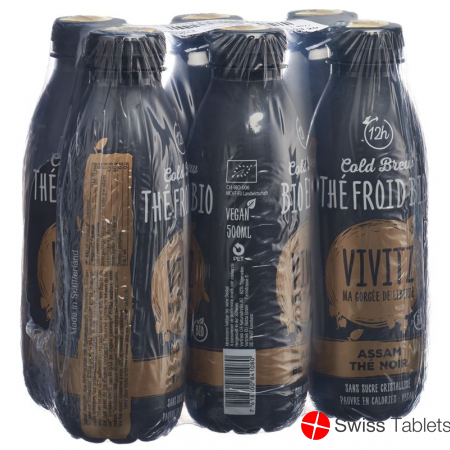Vivitz Bio Eistee Cold Brew Bla Tea 6 X 0.5L buy online