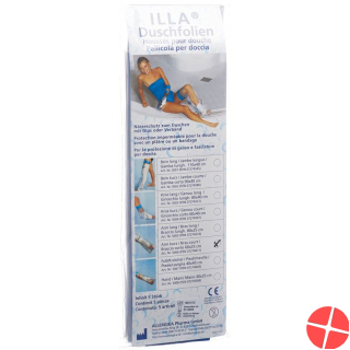 Illa Dusch Schutzfolie 60x25cm Arm Kurz 5 Stück