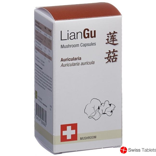 LianGu Auricularia Mushrooms Capsules Can 60 Pieces buy online