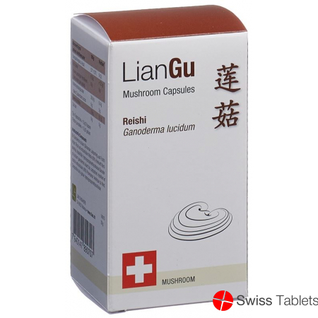 LianGu Reishi Mushrooms capsules tin 60 pieces buy online