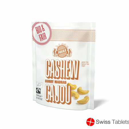 Pakka Cashew mit Curry Madras Beutel 100g buy online