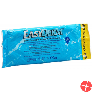 Easyderm Vorbefeuchtetes Waschtuch Steril 4 Stück