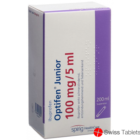 Optifen Junior Suspension 100mg/5ml Flasche 200ml buy online