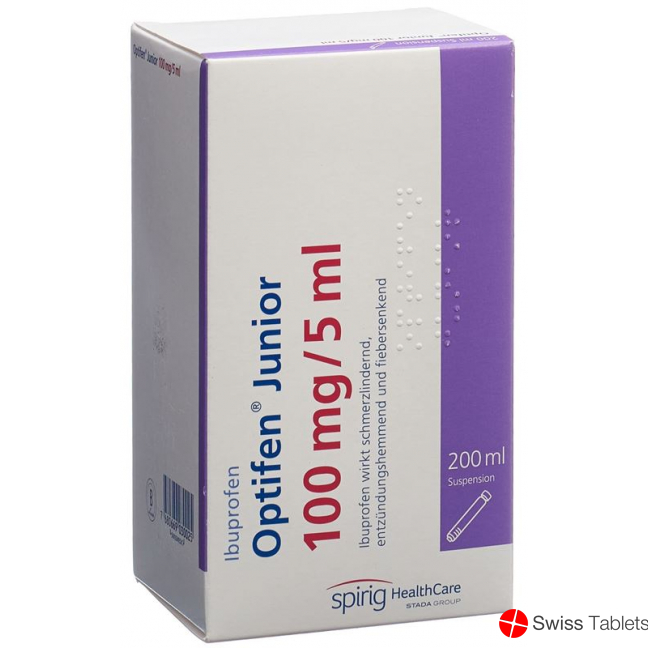 Optifen Junior Suspension 100mg/5ml Flasche 200ml buy online
