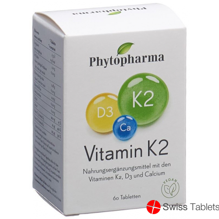 Phytopharma Vitamin K2 Tabletten Dose 60 Stück buy online