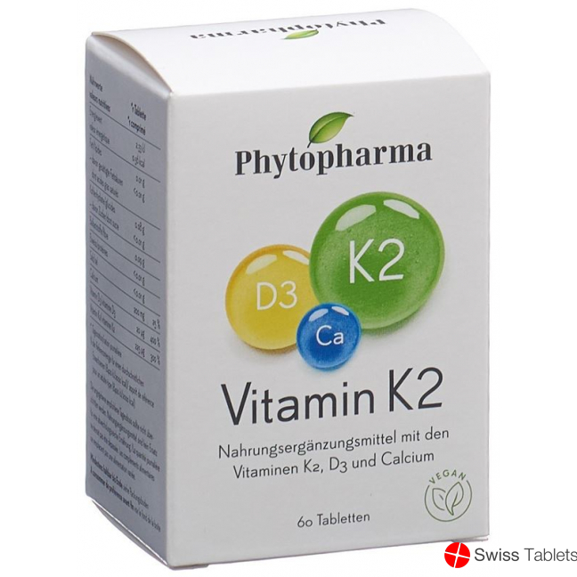 Phytopharma Vitamin K2 Tabletten Dose 60 Stück buy online