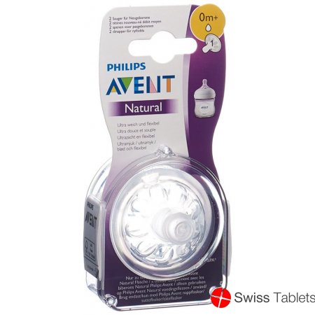 Avent Philips Natural Sauger 1 0m 2 Stück buy online