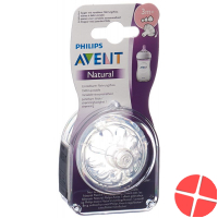 Avent Philips Natural Sauger 3m+ 2 Stück