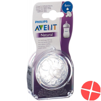 Avent Philips Natural Sauger 6m+ 2 Stück