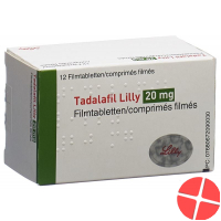 Tadalafil Lilly Filmtabletten 20mg 12 Stück