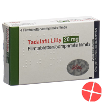 Tadalafil Lilly Filmtabletten 20mg 4 Stück