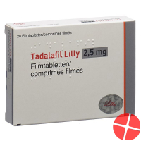 Tadalafil Lilly Filmtabletten 2.5mg 28 Stück Tadalafil Lilly Filmtabletten 2.5mg 28 Stück