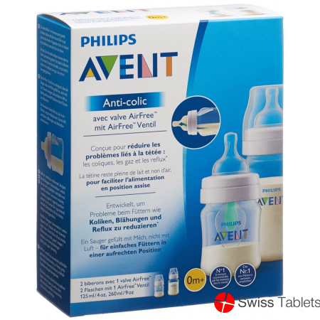 Avent Philips Anti-Colic Flasche Airfree Vent 125+260ml buy online