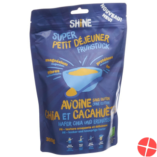Shine Hafer Frühstück Chia & Erdnuss 300g