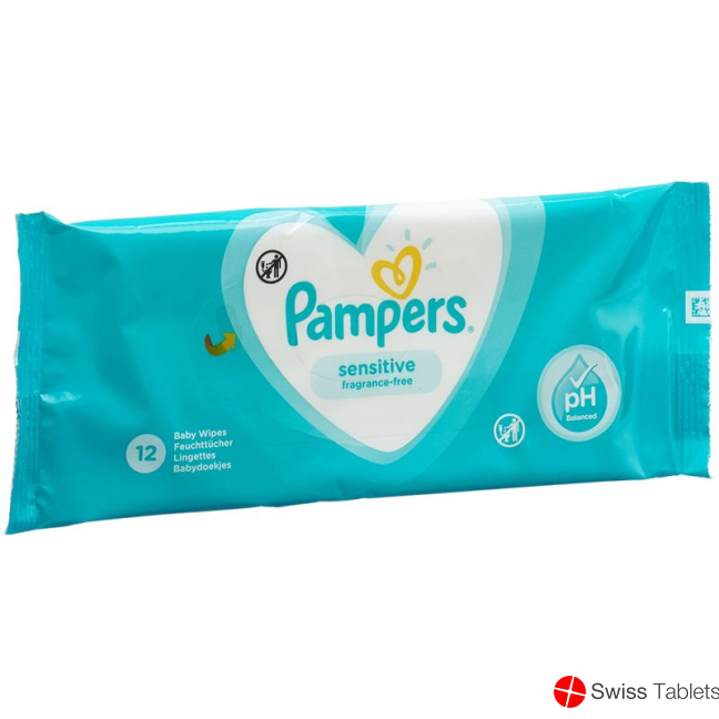 Pampers Feuchte Tuecher Sensitive (neu) 12 Stück buy online