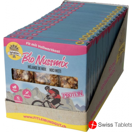 Leibundgut Display Nussmix-Riegel Bio 15 Stück buy online