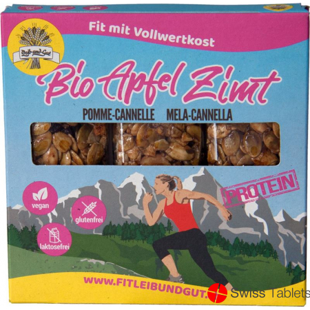 Leibundgut Display Apfel-zimt-riegel Bio 15 Stück buy online
