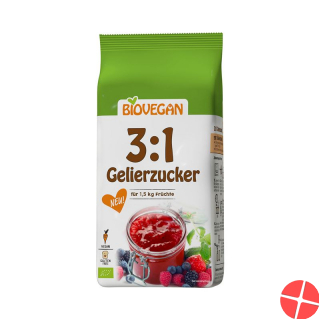 Biovegan Gelierzucker 3:1 Beutel 500g