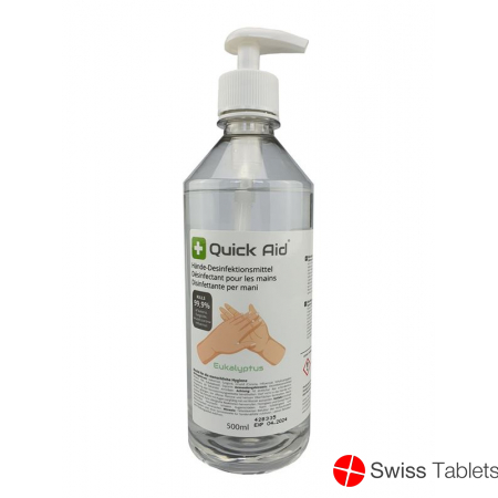Quick Aid hand disinfectant bottle 500ml buy online