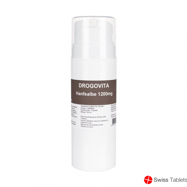 Drogovita Hanfsalbe 1200mg Dispenser 150ml buy online