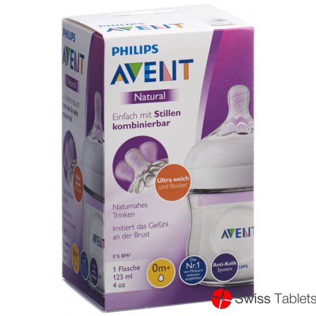 Avent Philips Natural Flasche 125ml mit Hangtab buy online