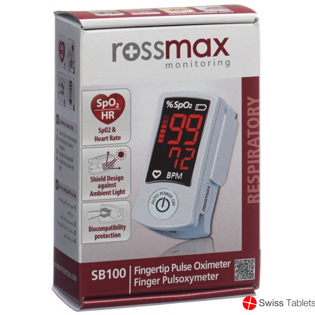 Rossmax Pulsoximeter Fingertip Sb100 buy online