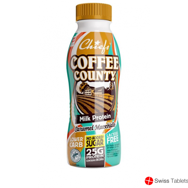 Chiefs Milk Protein Caramel Macchiato 8x 330ml buy online