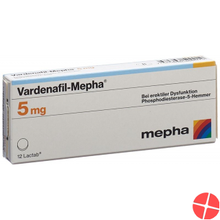 Vardenafil Mepha Lactab 5mg 12 Stück