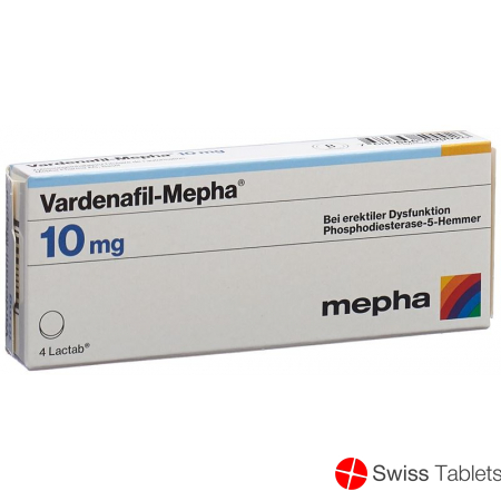 Vardenafil Mepha Lactab 10mg 4 Stück buy online