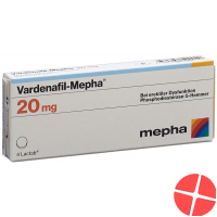 Vardenafil Mepha Lactab 20mg 4 Stück