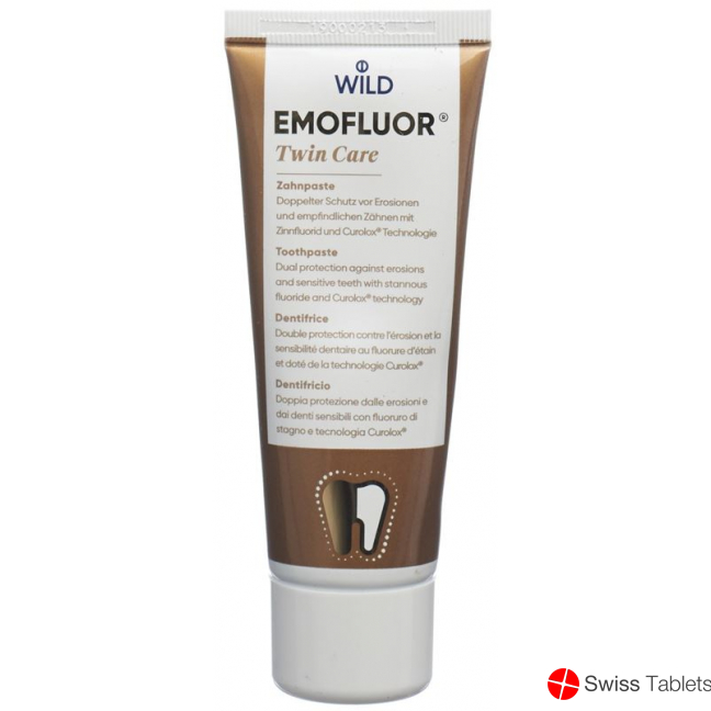 Emofluor Twin Care Zahnpaste Tube 75ml buy online