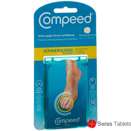 Compeed (pi) Huehneraugenpflaster Zwi Zehen 10 Stück buy online