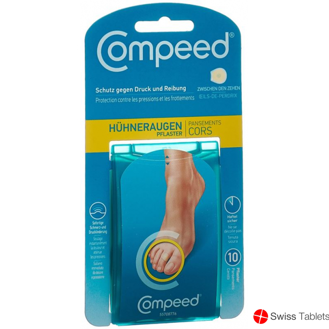 Compeed (pi) Huehneraugenpflaster Zwi Zehen 10 Stück buy online