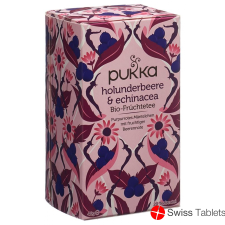Pukka Holunderbeere & Echinacea Tee Bio Beutel 20 Stück buy online