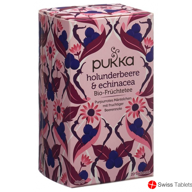 Pukka Holunderbeere & Echinacea Tee Bio Beutel 20 Stück buy online