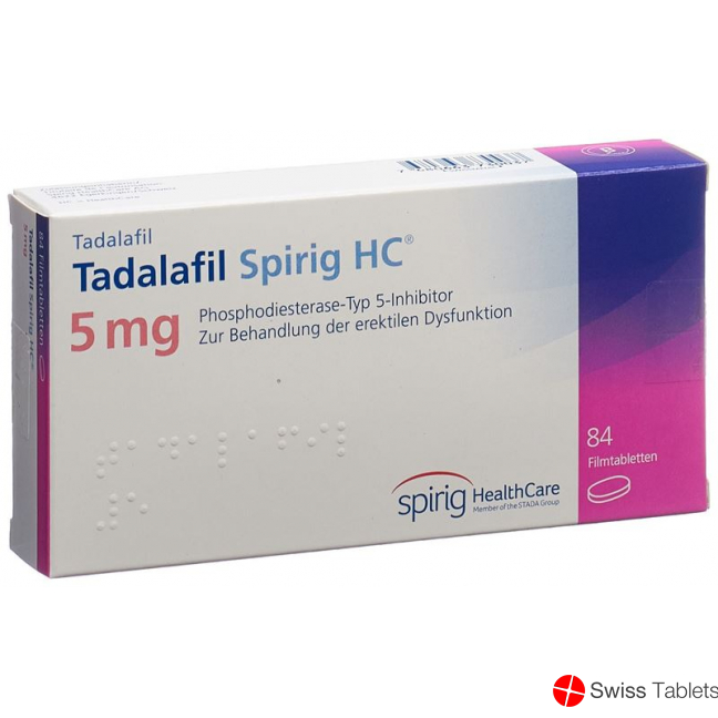 Tadalafil Spirig HC Filmtabletten 5mg 84 Stück buy online Tadalafil Spirig HC Filmtabletten 5mg 84 Stück buy online