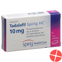 Tadalafil Spirig HC Filmtabletten 10mg 4 Stück