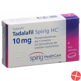 Tadalafil Spirig HC Filmtabletten 10mg 4 Stück Tadalafil Spirig HC Filmtabletten 10mg 4 Stück
