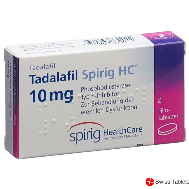 Tadalafil Spirig HC Filmtabletten 10mg 4 Stück buy online Tadalafil Spirig HC Filmtabletten 10mg 4 Stück buy online