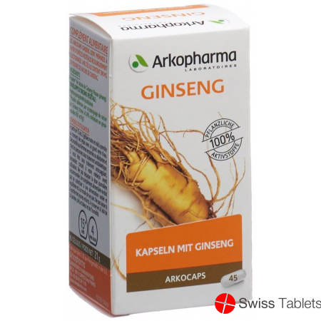 Arkocaps Ginseng Kapseln Dose 45 Stück buy online